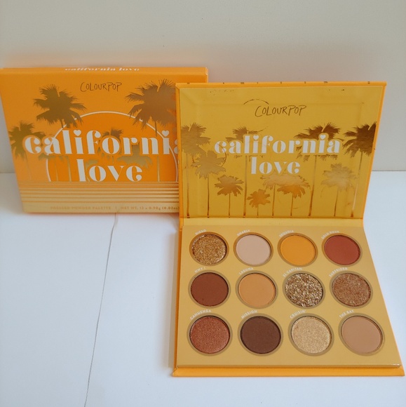 Colourpop California Love Eyeshadow Palette New Nwt